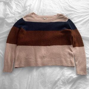 American Eagle Striped Colorblock Women's Sweater M